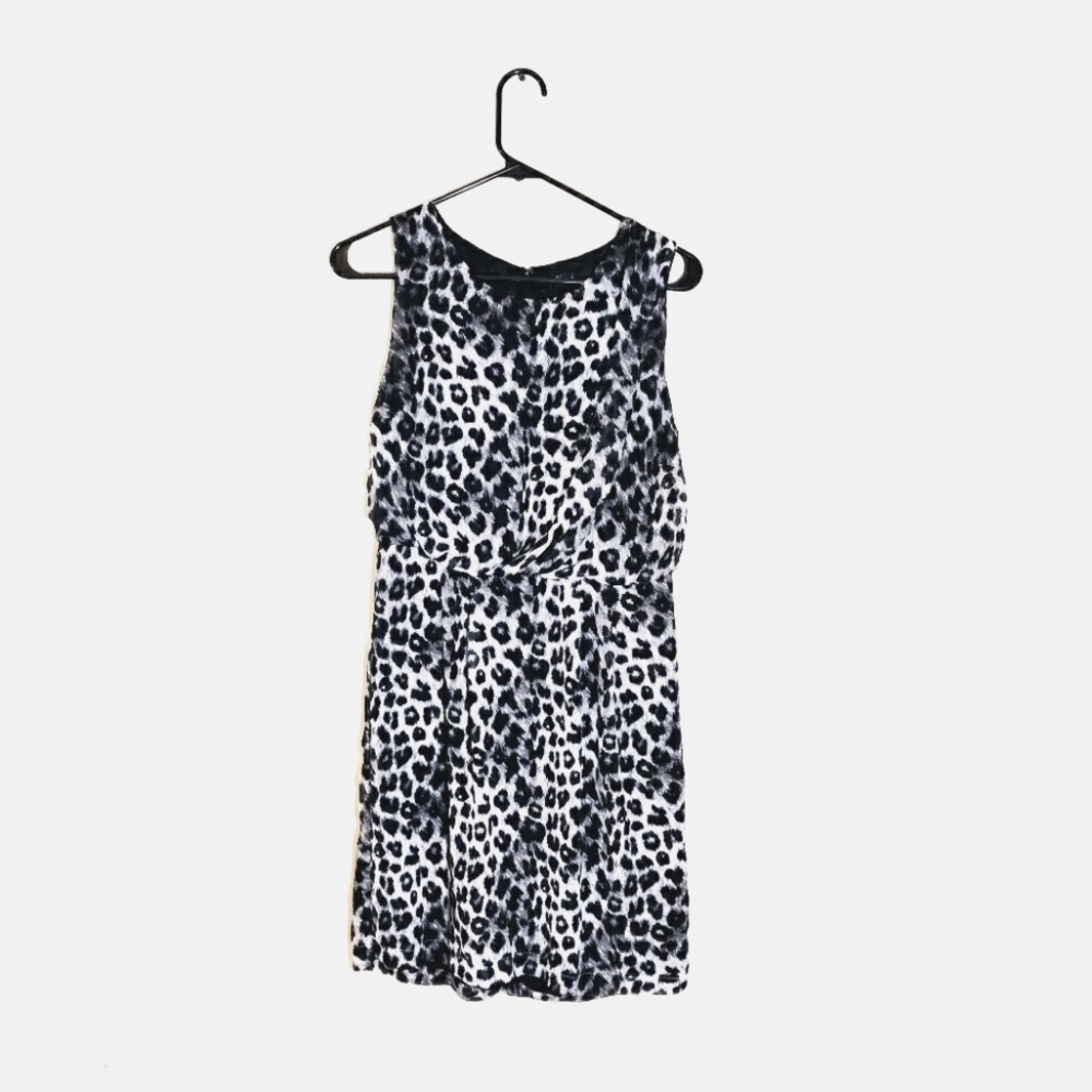 ⭐Apt 9 | Women's Cheetah Print Dress Grey